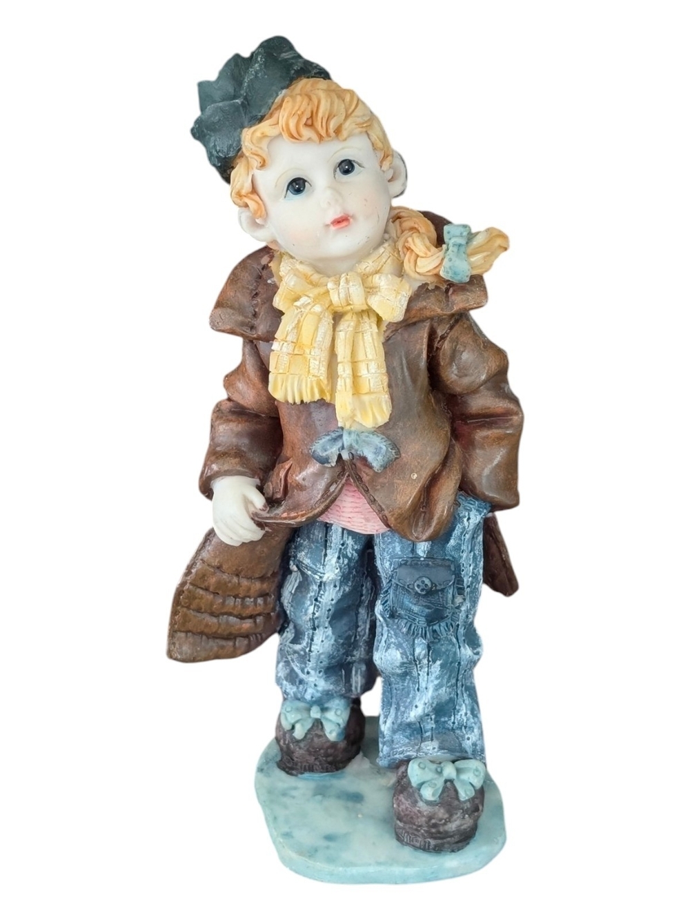 Porcelain Figurine Base with Montreal Sticker